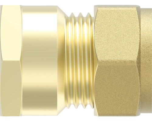Messingfitting mit Gewinde