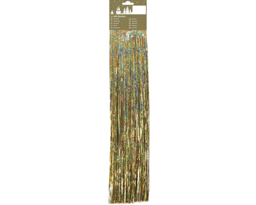 Guirlande décorative avec 300 bandes dorées
