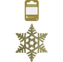 Pendentif flocon de neige décoratif scintillant