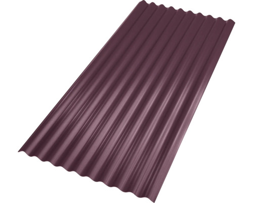 Gutta Wellplatte Shelltec Sinus 95/34 rot 2000 x 950 x 4 mm Profilblech für Dacheindeckung