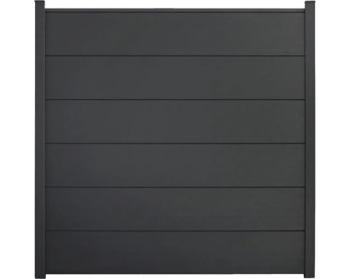 Élément principal GroJa BasicLine système d'enfichage sans poteaux 180 x 180 cm anthracite