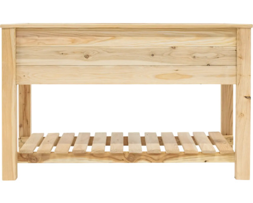 Meuble sous-vasque en bois avec étagère