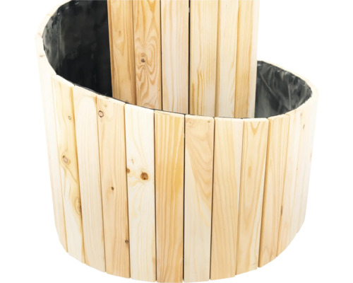 Jardinière surélevée en bois avec film