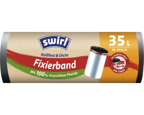 Swirl Kehrichtsack 35 L mit Fixierband 10 Stk