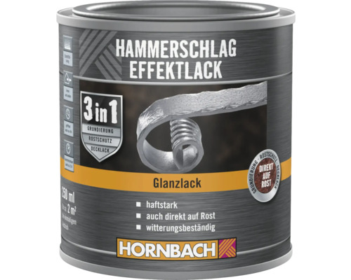 Hamerschlag Effektlack Dose für Metall