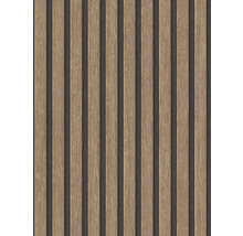 Panneaux en bois avec des rayures verticales pour la décoration murale