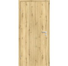 Porte en bois avec garniture de poignée