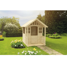 Holzspielhaus im Garten