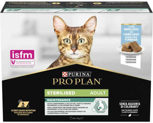 Proplan Cat Sterilised morue 10x75 g