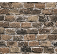 Papier peint avec motif de mur de briques