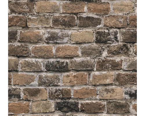 Papier peint avec motif de mur de briques