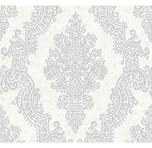 Tapete mit floralem Damastmuster