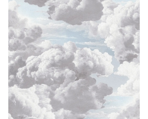 Papier peint intissé 39985-6 Metropolis by Michalsky 6 nuages ciel gris Papier peint avec motif de nuages