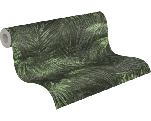 Rouleau de papier peint à motif de feuilles