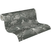 Rouleau de papier peint avec motif d''oiseaux et de fleurs