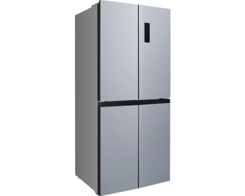 Réfrigérateur pose libre à quatre portes avec écran numérique