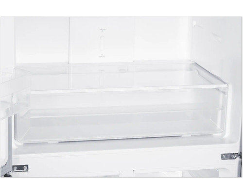 Intérieur d''un réfrigérateur avec un tiroir transparent