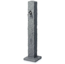 Borne fontaine de jardin en pierre avec robinet