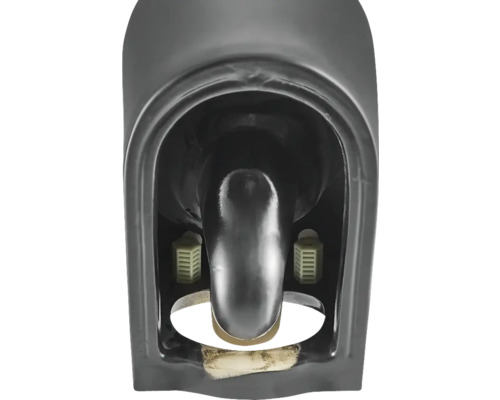 Gros plan d''un tuyau d''évacuation de toilettes avec filtres