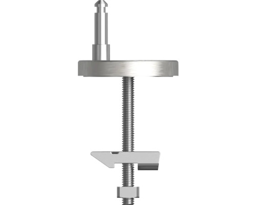 Metallschraube mit Gewinde und Befestigungselementen