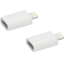 Zwei USB-C-auf-Lightning-Adapter