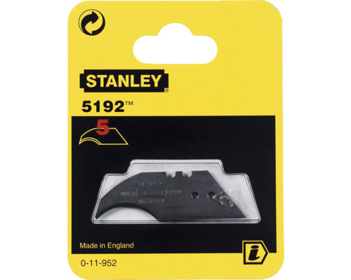 Stanley 5192 Trapezklingenpackung mit fünf Klingen