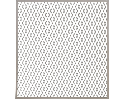 Grille métallique avec cadre carré