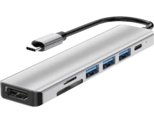USB-C Hub mit HDMI, USB-A und Kartenleser