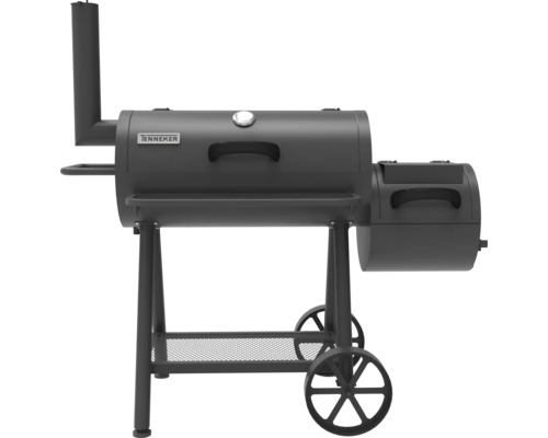 Barbecue au charbon de bois Tenneker avec tour de fumage et étagère