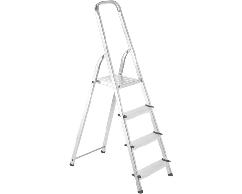 Haushaltsleiter 4 Stufen Aluminium Haushaltsleiter 4 Stufen Aluminium