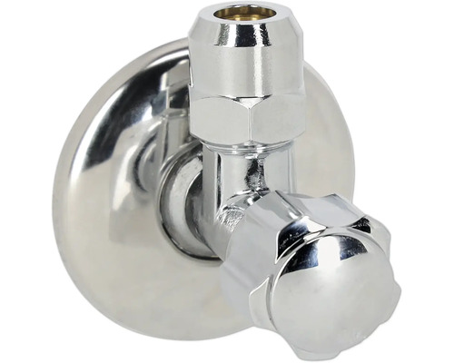 Robinet d''équerre en métal pour installations sanitaires