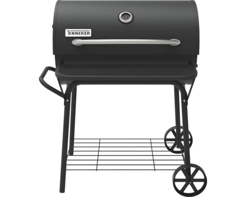 Barbecue à charbon de bois Tenneker avec espace de rangement et roulettes