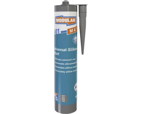 MODULAN 601 Silicone universel mat gris 300 ml Cartouche de silicone universel, mat