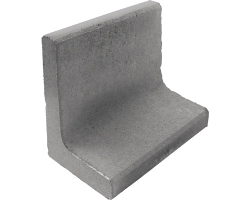 Élément d''angle de bordure en béton