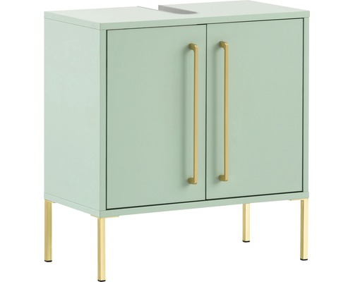 Waschtischunterschrank mit zwei Türen und Füßen