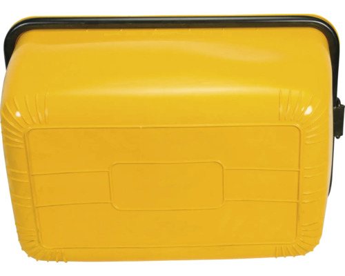 Seau à mortier jaune avec bordure noire