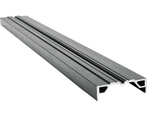 Soubassement Flat Isostep aluminium 1900 x 64 x 20 mm Profilé en aluminium