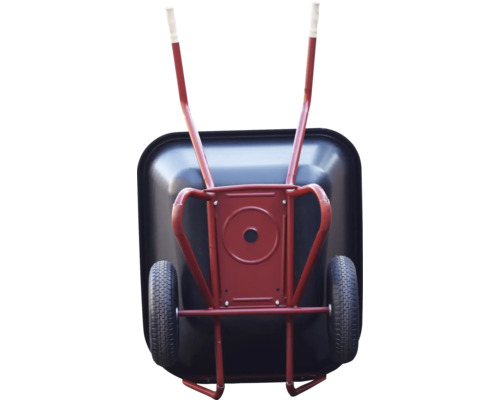 Brouette avec deux roues et cadre en acier