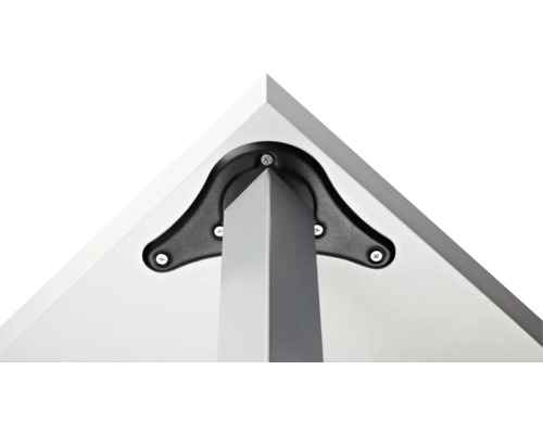 Angle de fixation pour l''assemblage d''angle des éléments de meubles