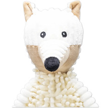 Plüschtier Hund mit hellem Fell