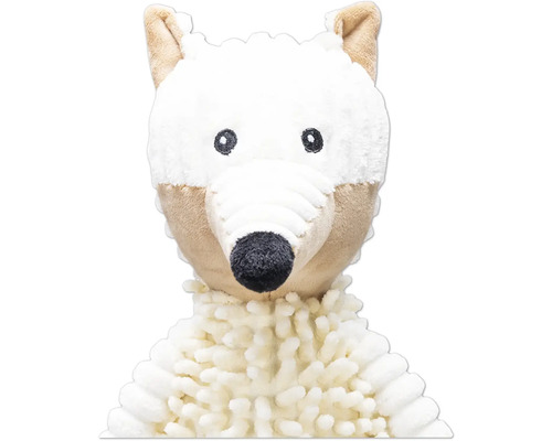 Plüschtier Hund mit hellem Fell