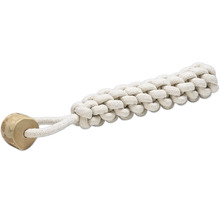 Baumwollseil-Hundespielzeug mit Holz