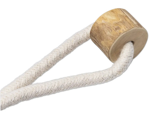 Brosse de bain en bois avec cordon