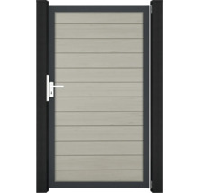 Portillon de jardin en bois avec poignée