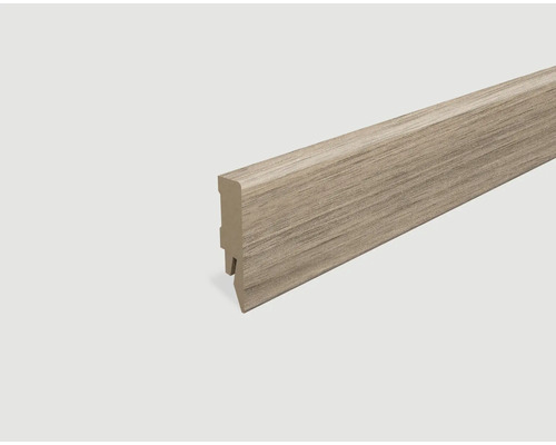 Sockelleiste foliert Eiche hell L503 2400 x 58 x 14 mm