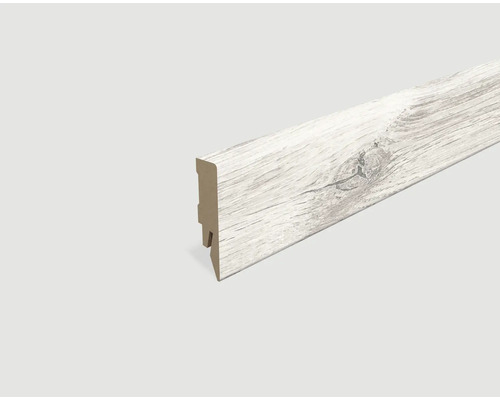 Plinthe plaxée chêne blanc L511 2400 x 58 x 14 mm