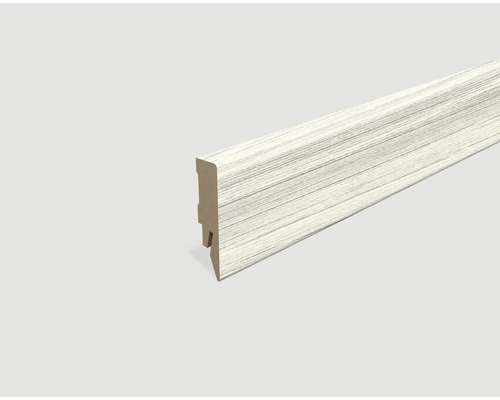 Sockelleiste foliert Eiche hell L536 2400 x 58 x 14 mm