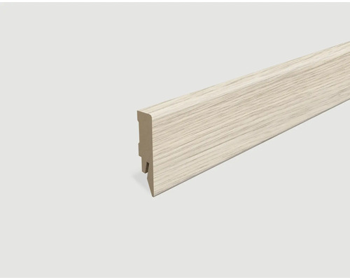 Plinthe plaxée chêne blanc L5472400 x 58 x 14 mm