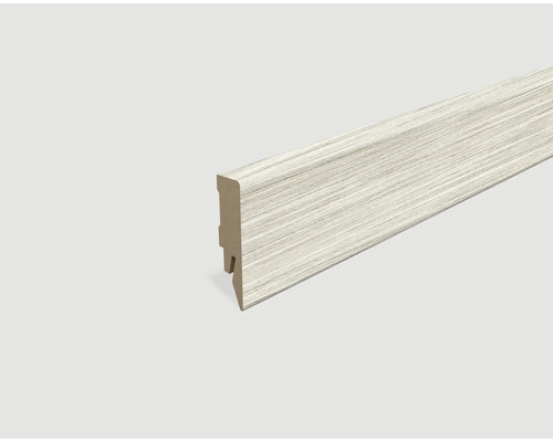 Sockelleiste foliert Eiche grauweiss L557 2400 x 58 x 14 mm