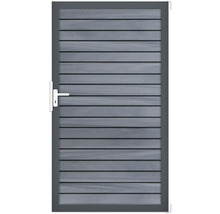 Portillon de jardin en aluminium avec lames horizontales